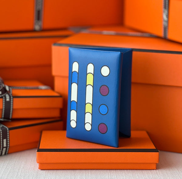 Hermès Limited Edition Calvi Duo Card Holder