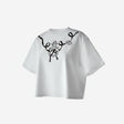 Hermès Women's Printed boxy t-shirt, 38, Blanc