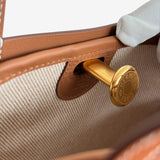 Hermes Tablier Sellier Bag, Gold with Gold Hardware