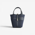 Hermès Cargo Picotin 18 Bag, Bleu Marine, Palladium Hardware