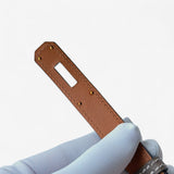 Hermès Kelly 18 Etoupe Belt Gold Hardware