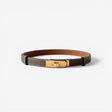 Hermès Kelly 18 Belt, Etoupe, Gold Hardware