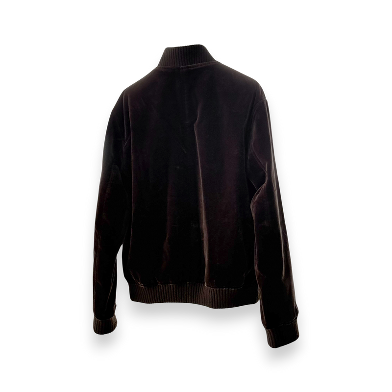 Hermes Men's Rib-trim Jacket in Brown, 50