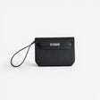 Hermès Kelly Depeches 25 Pouch, Noir, Palladium Hardware