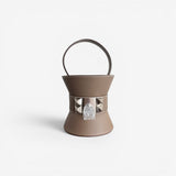 Hermes Mini Medor Bag, Etoupe, Palladium Hardware