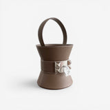 Hermes Mini Medor Bag, Etoupe, Palladium Hardware
