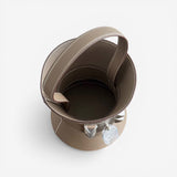 Hermes Mini Medor Bag, Etoupe, Palladium Hardware