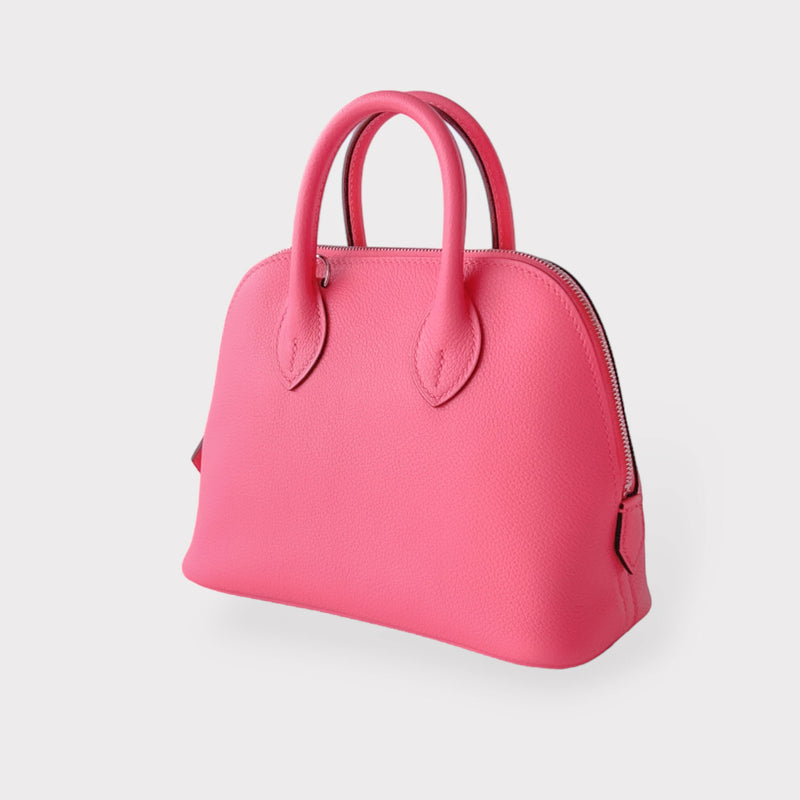 Hermes Bolide Mini Bag, In Rose Azalee, Pink With Palladium