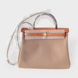 Hermès Herbag 31, Chai & Fauve, Gold Hardware