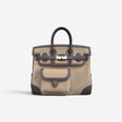 Hermès Birkin Cargo 25 Bag, Mousse & Écorce, Palladium Hardware