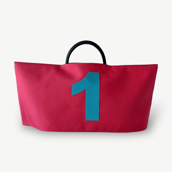Hermes Star Jersey Bag Cover, Petit H, Pink and Blue