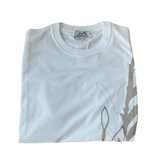 Hermes Men's "Herbier 3D" T-shirt, White, Size Medium