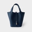 Hermès Picotin 18 Bag, Bleu de Prusse, Palladium Hardware