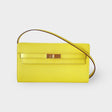 Hermès Kelly Classique To Go Wallet, Jaune De Naples, Gold Hardware
