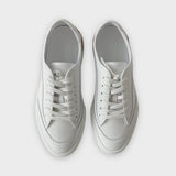 Hermes Men's Get Sneaker In White, Size 42.5