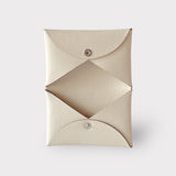 Hermes Calvi Card Holder In Craie, Epsom Leather