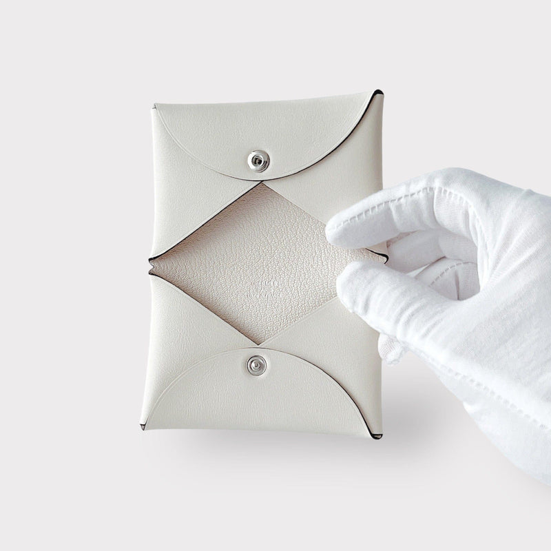 Hermes Aviatrice Calvi Card Holder In Nata, Limited Edition