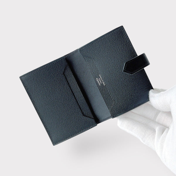 Hermès Bearn Card Holder, So Black