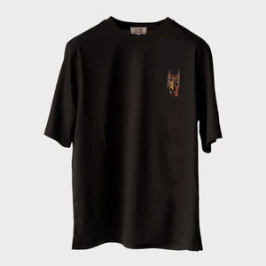 Hermès Men's Mini Patch Cuir T-Shirt, M, Noir