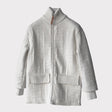 Hermès Womens Knitted Coat, 34, Blanc