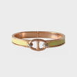 Hermès Mini Clic Chaine D'Ancre Bracelet, Poussin, Rose Gold Hardware