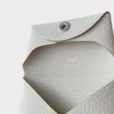Hermes Bastia Change Purse In Mushroom, Chevre Leather