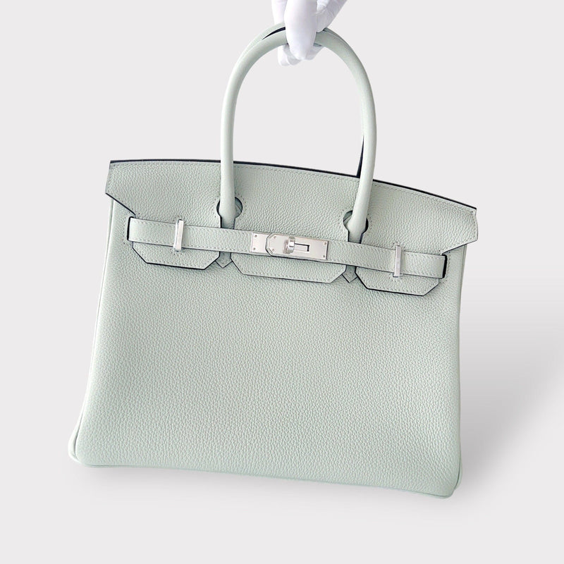Hermes Birkin 30 Bag Gris Neve Palladium Hardware 2023
