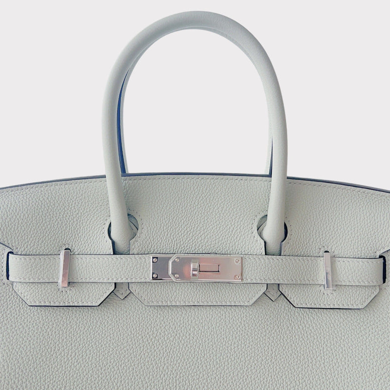 Hermes Birkin 30 Bag Gris Neve Palladium Hardware 2023