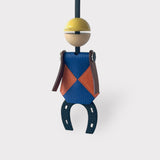Hermès Jockey Charm In Mysore Leather, Noir, Limited Charm