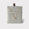 Hermès Mini Pop H Necklace, White, Gold Hardware