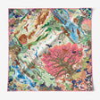Hermès Rewilding Nature Scarf 90, Rose, Vert & Bleu