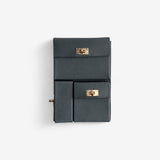 Hermès Kelly Multi-Pocket To Go Pouch, Gris Misty, Permabrass Hardware, K Stamp