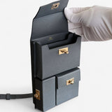 Hermès Kelly Multi-Pocket To Go Pouch, Gris Misty, Permabrass Hardware, K Stamp