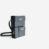 Hermès Kelly Multi-Pocket To Go Pouch, Gris Misty, Permabrass Hardware, K Stamp