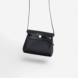 Hermes Mini Herbag 20, Noir With Gold Hardware, K Stamp