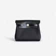 Hermès Mini Herbag 20, Noir, Palladium Hardware
