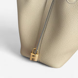 Hermes Picotin Lock Bag 18 In Trench Clemence Leather And Gold Hardware