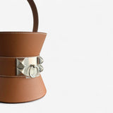 Hermes Mini Medor In Gold Epsom Leather And Palladium Hardware, K Stamp