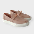 Hermès Women's Game Sneaker, 37.5, Beige Nude, Rose Gold Hardware
