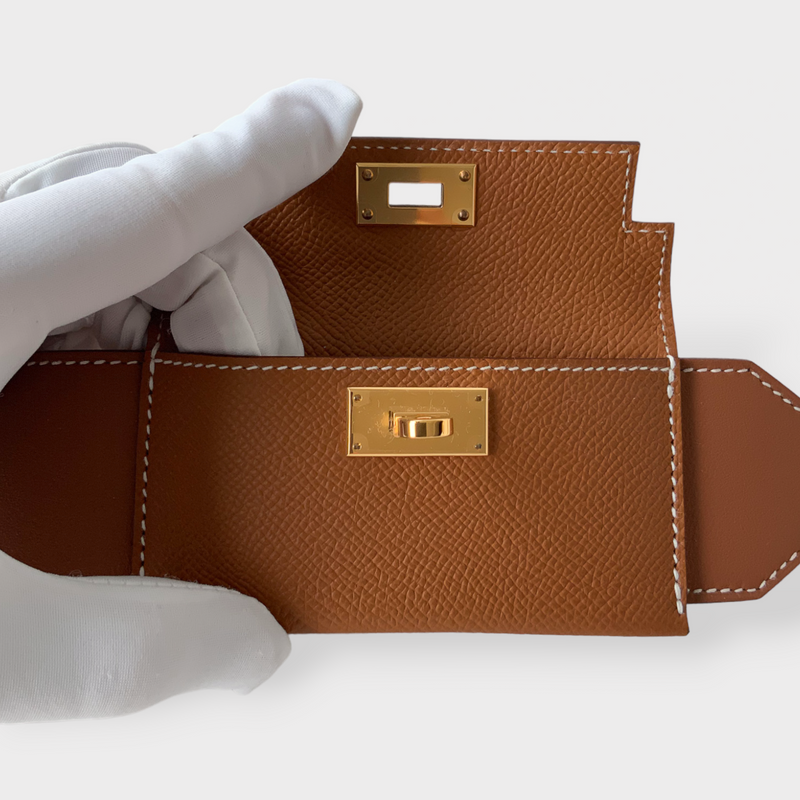 Gold Epsom and Swift Bandoulière Kelly Pocket Strap Gold Hardware, 2020, Fashion Through Time, 2021