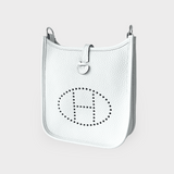 Hermes Mini Evelyne 16 New White With Palladium Hardware, B Stamp 2023