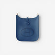Hermès Mini Evelyne 16 Bag, Bleu De Prusse, Gold Hardware