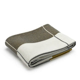 Hermès Avalon III Throw Blanket | Gris / Soleil (Yellow) - Found Fashion