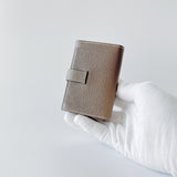 Hermes Bearn Cardholder In Etoupe With Palladium Closure - Found Fashion