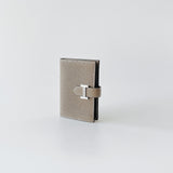Hermes Bearn Cardholder In Etoupe With Palladium Closure - Found Fashion
