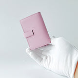 Hermès Bearn Mini Wallet - Mauve Sylvestre - Pink - Gold Hardware - Found Fashion