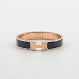 Hermès Clic H bracelet - Black - Found Fashion