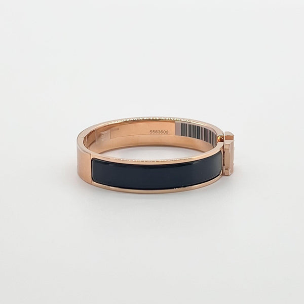 Hermès Clic H bracelet - Black - Found Fashion