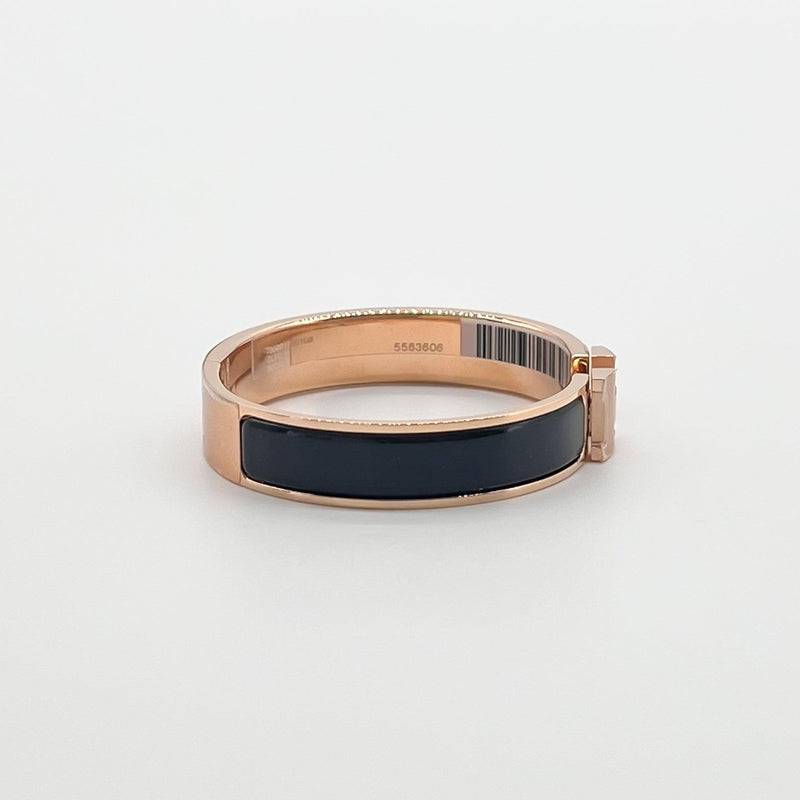 Hermès Clic H bracelet - Black - Found Fashion