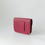 Hermes Constance Slim Wallet In Rouge Grenat With Gold Hardware - Found Fashion